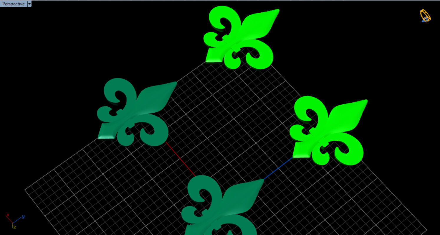 fleur de lis earrings Free 3D print model_16