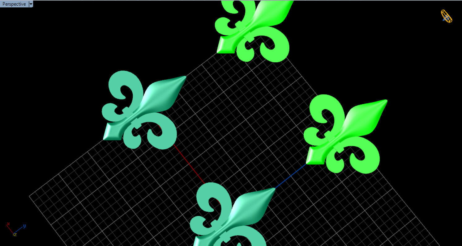 fleur de lis earrings Free 3D print model_15