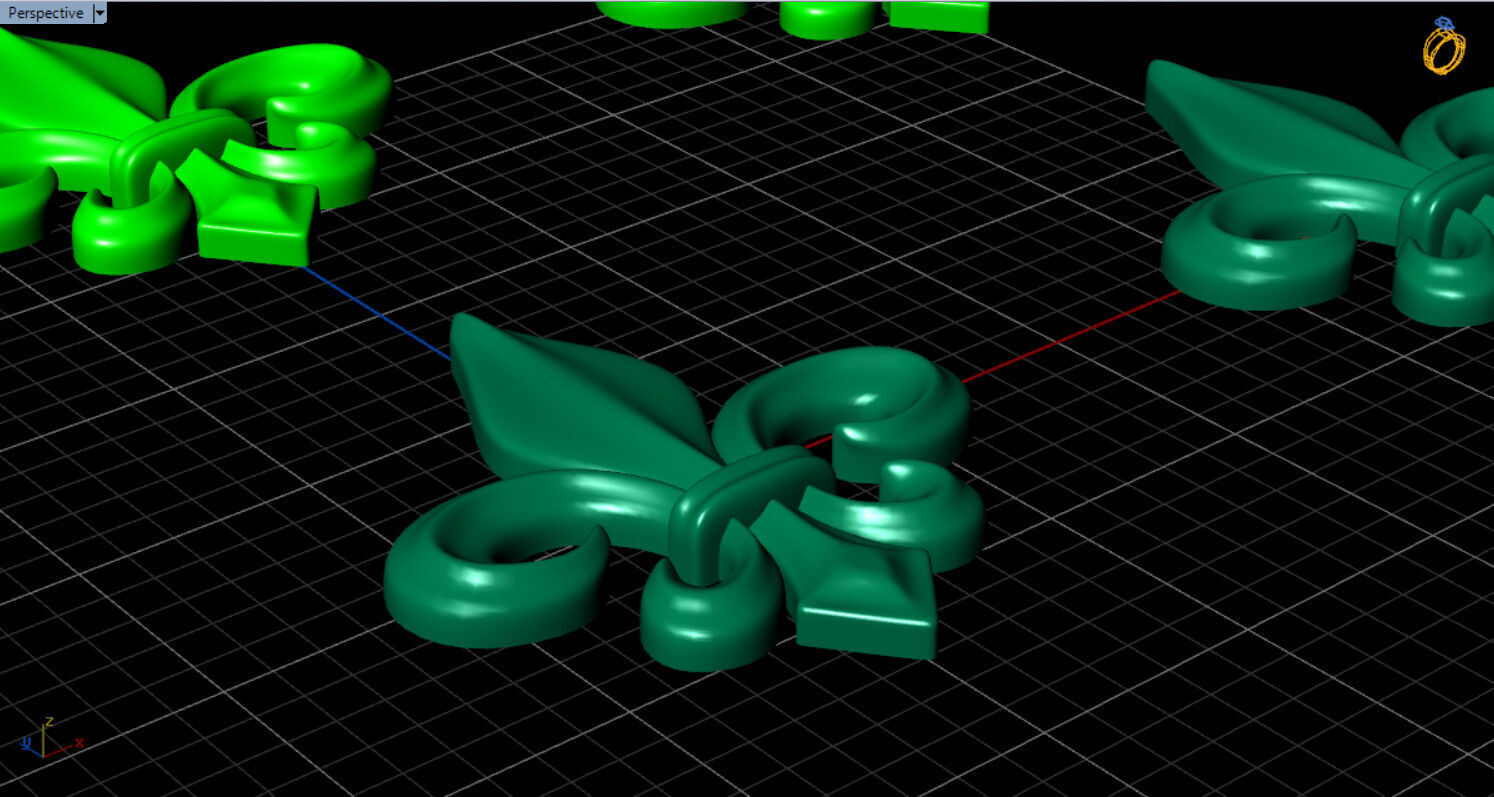 fleur de lis earrings Free 3D print model_30