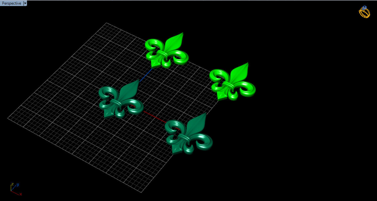 fleur de lis earrings Free 3D print model_8