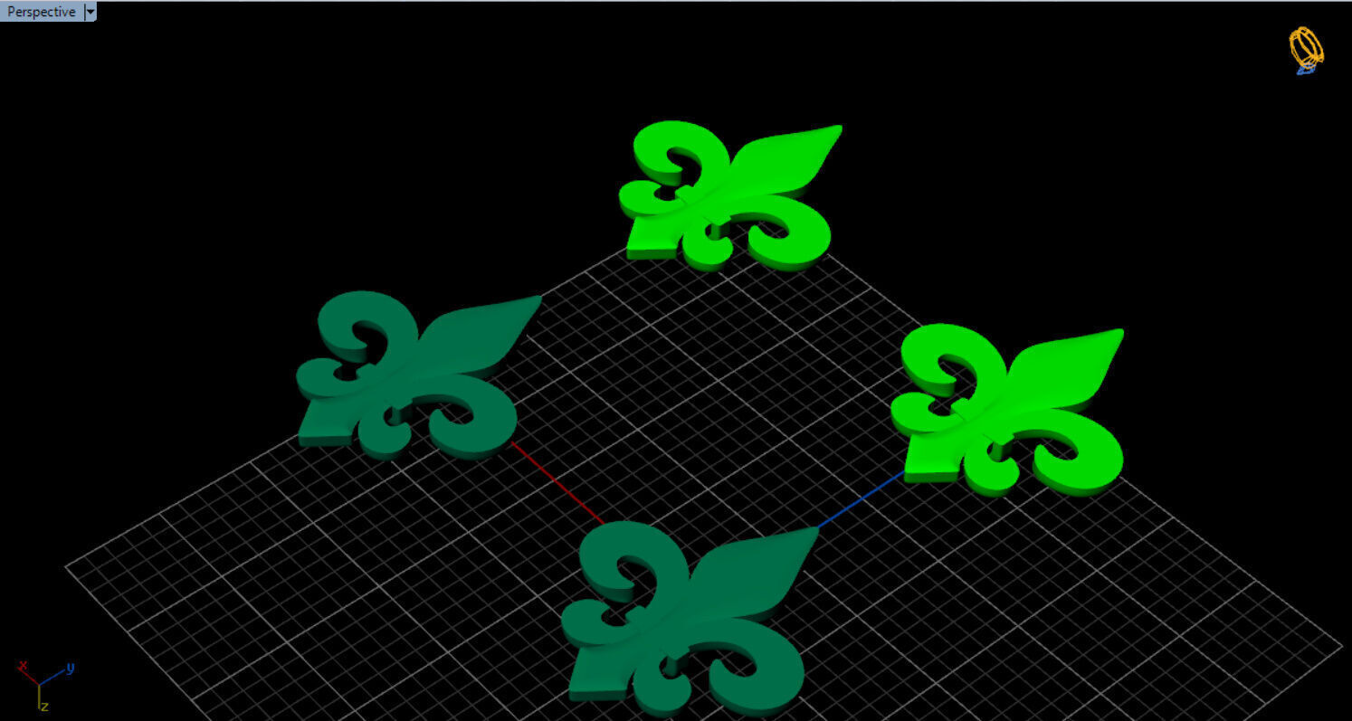 fleur de lis earrings Free 3D print model_17