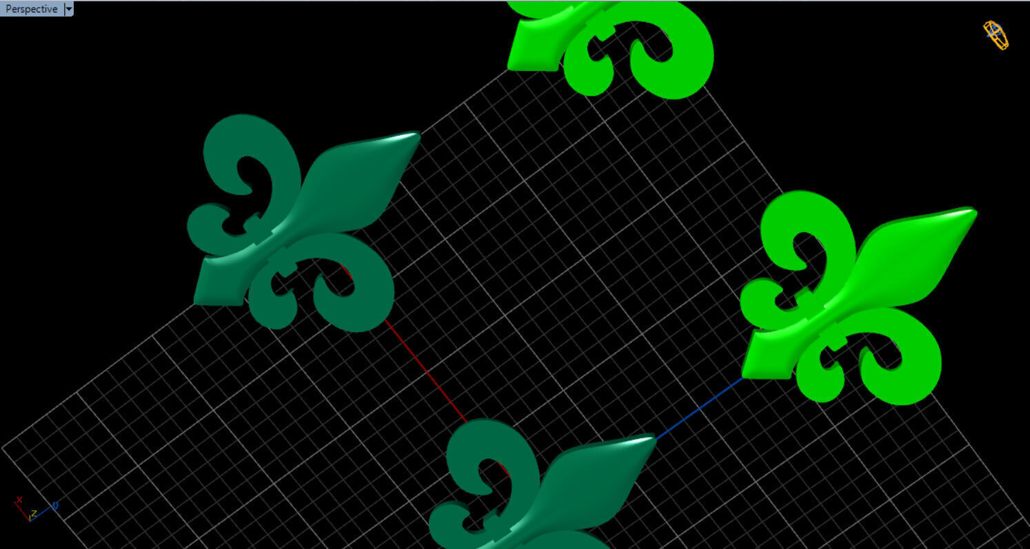 fleur de lis earrings Free 3D print model_14