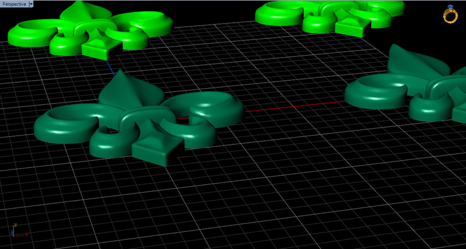 fleur de lis earrings Free 3D print model_31