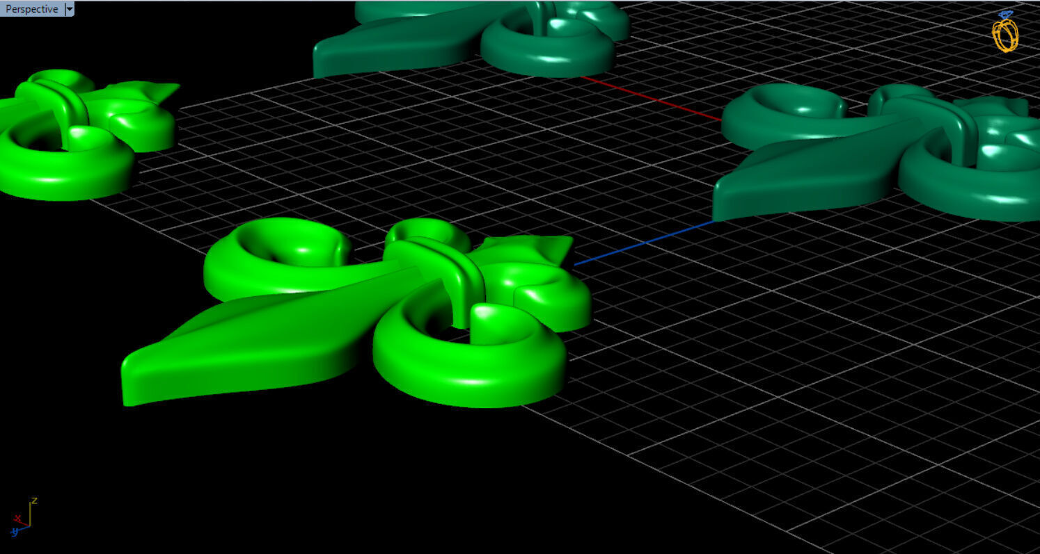 fleur de lis earrings Free 3D print model_40