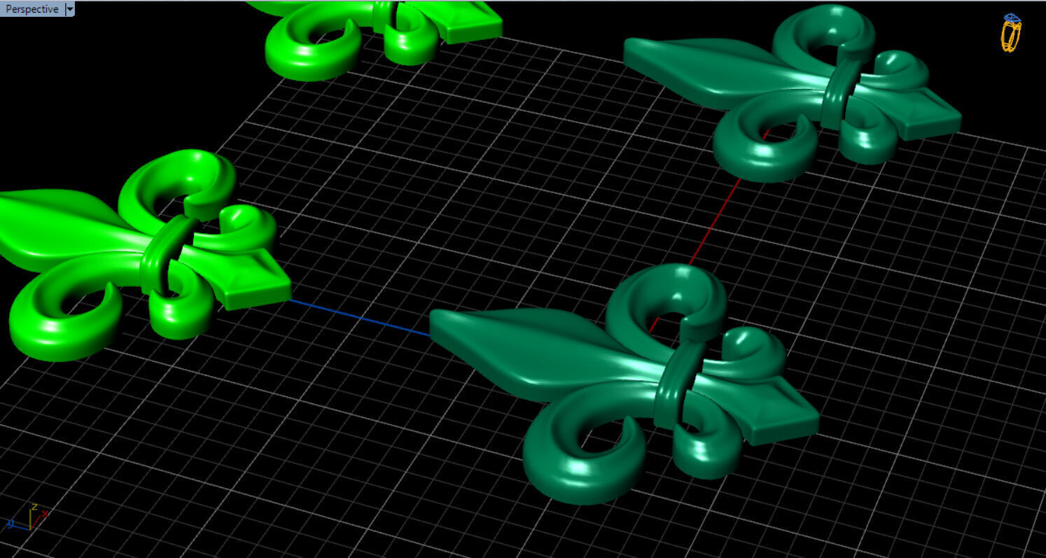 fleur de lis earrings Free 3D print model_41