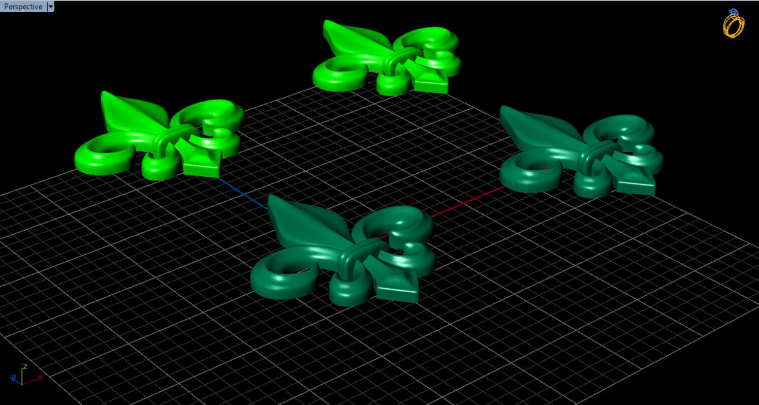 fleur de lis earrings Free 3D print model_29