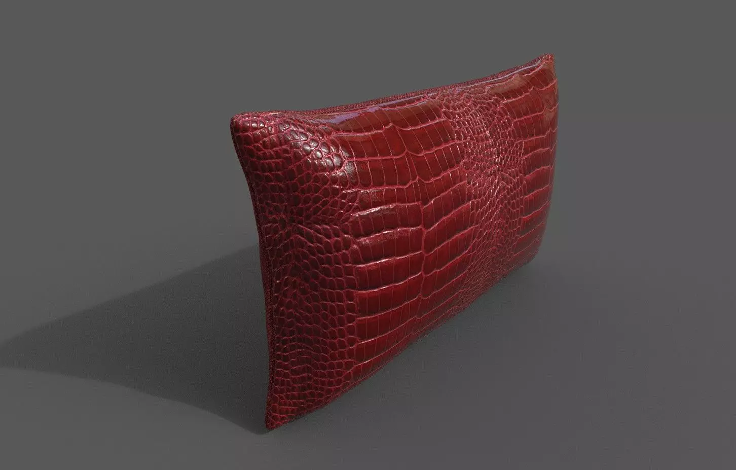 Cushion furniture Low-poly 3D model_0