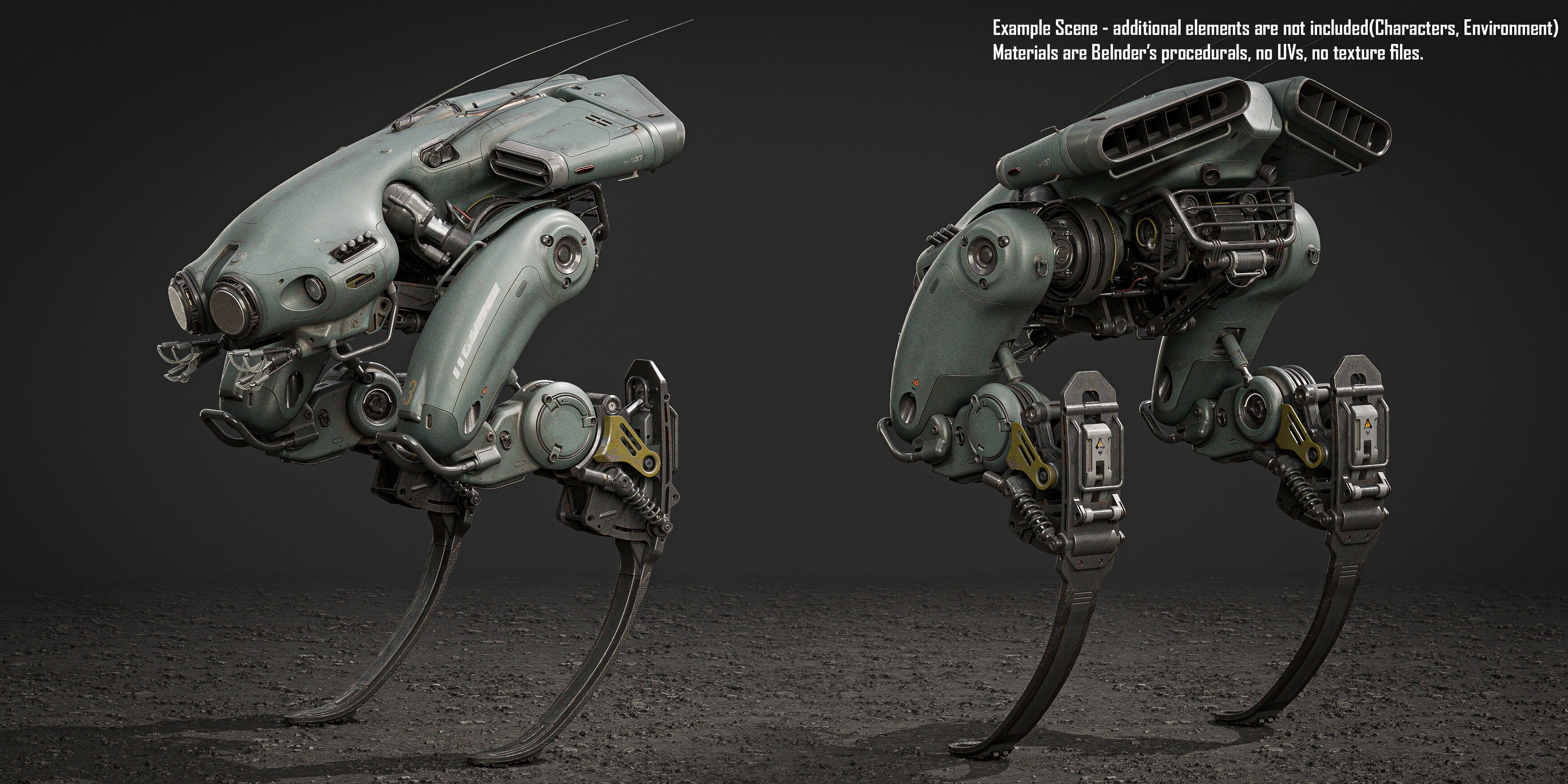 Stalker Mech 3D model_1