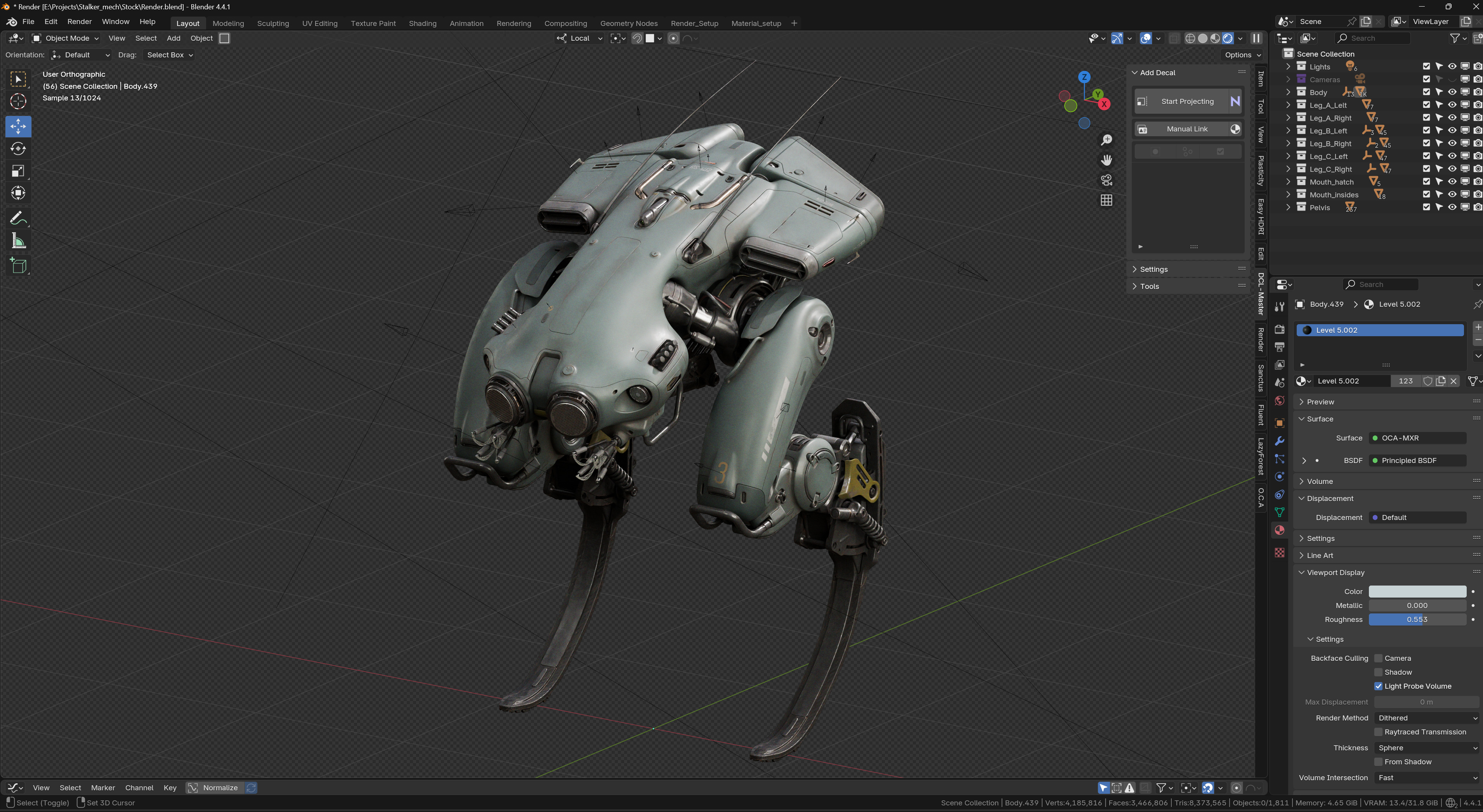 Stalker Mech 3D model_9
