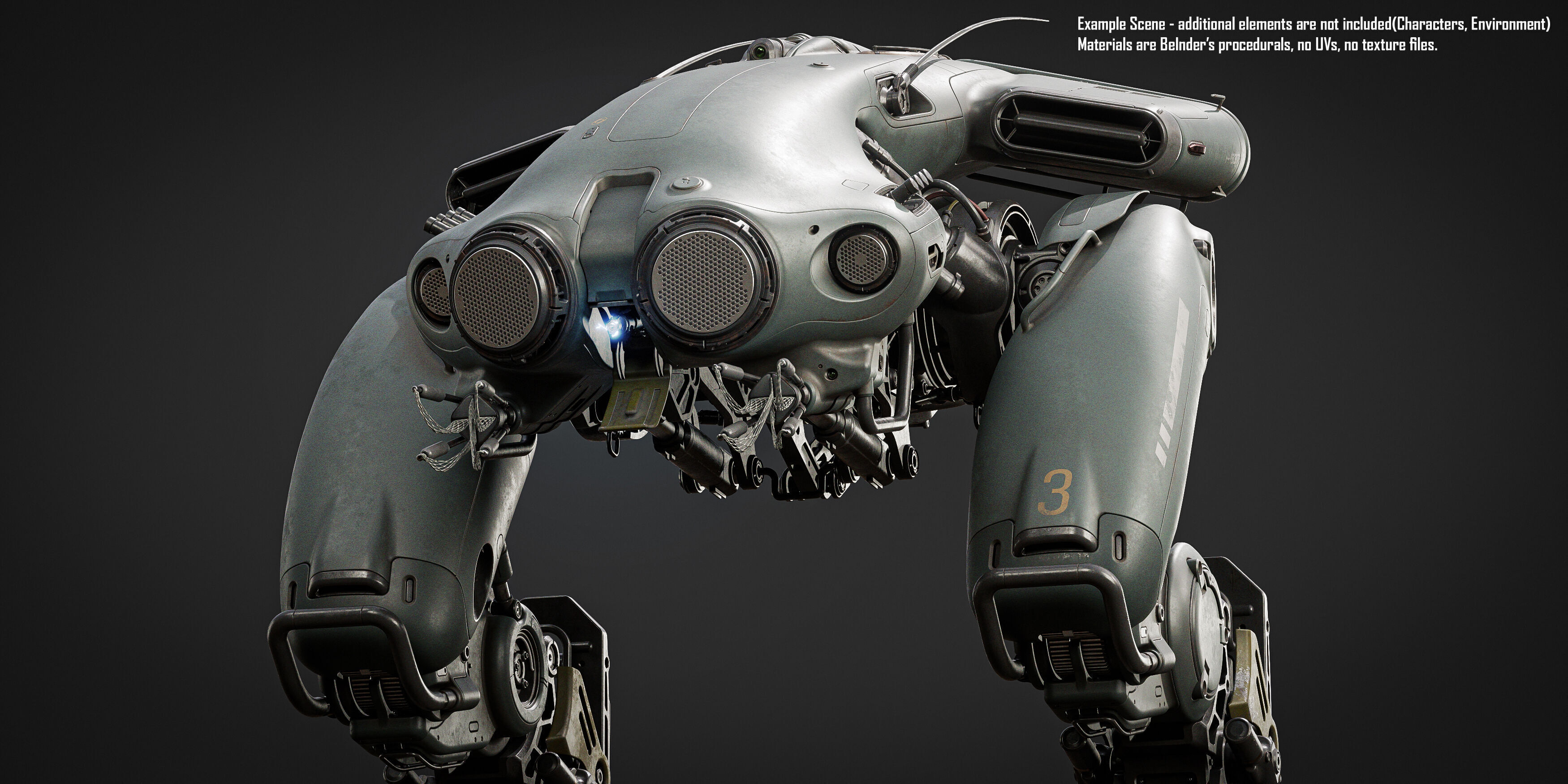 Stalker Mech 3D model_5