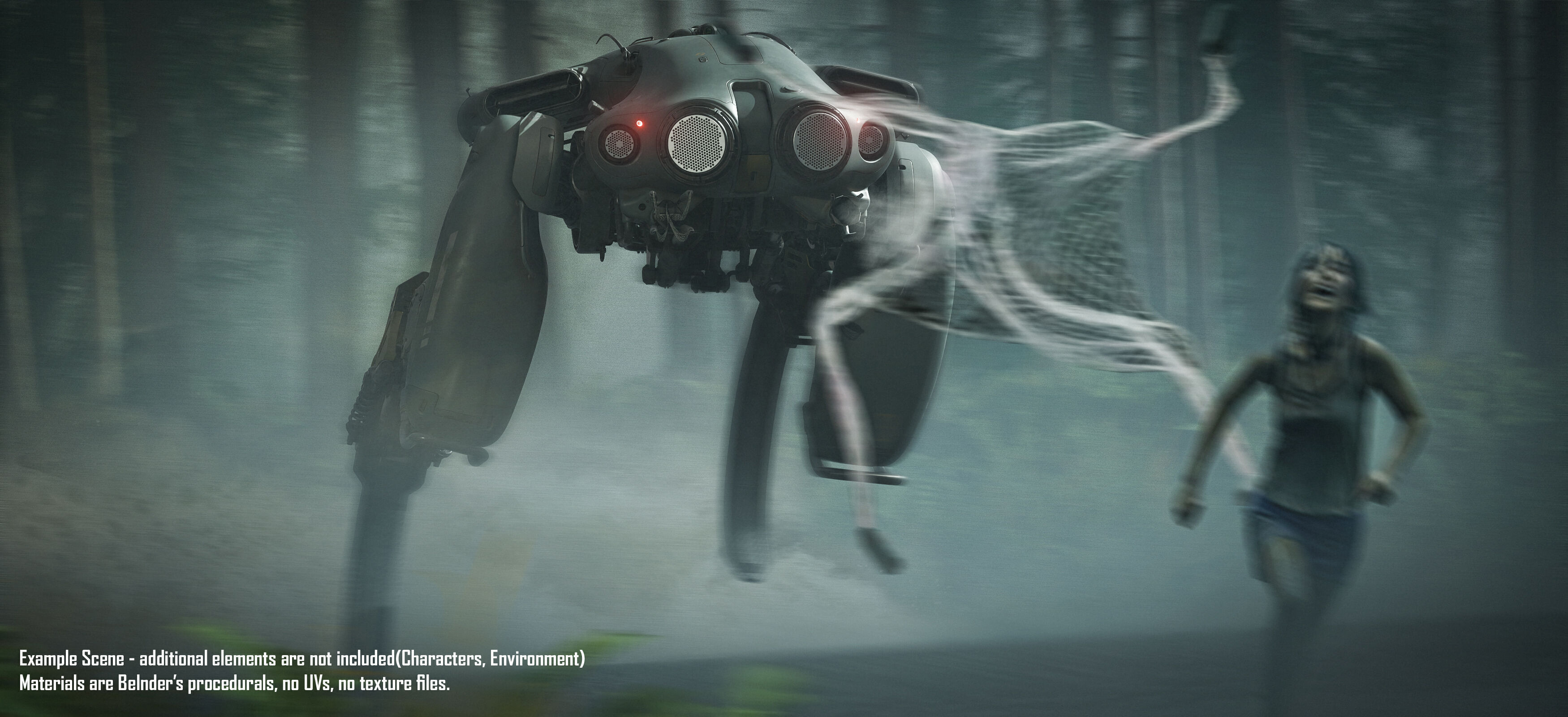 Stalker Mech 3D model_8