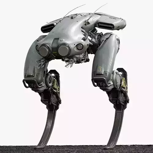 Stalker Mech 3D model Stalker Mech 3D model