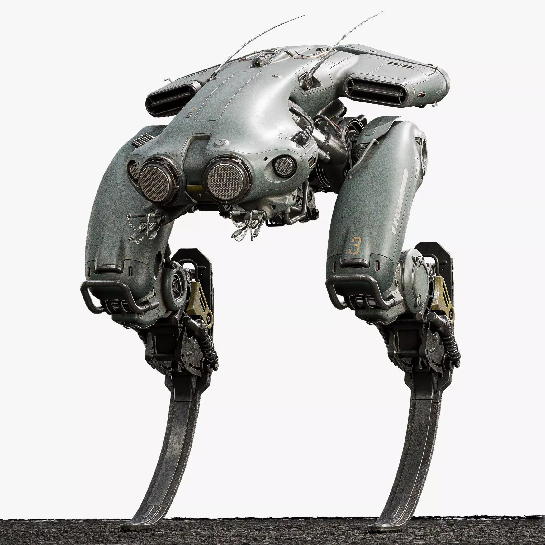 Stalker Mech 3D model_0