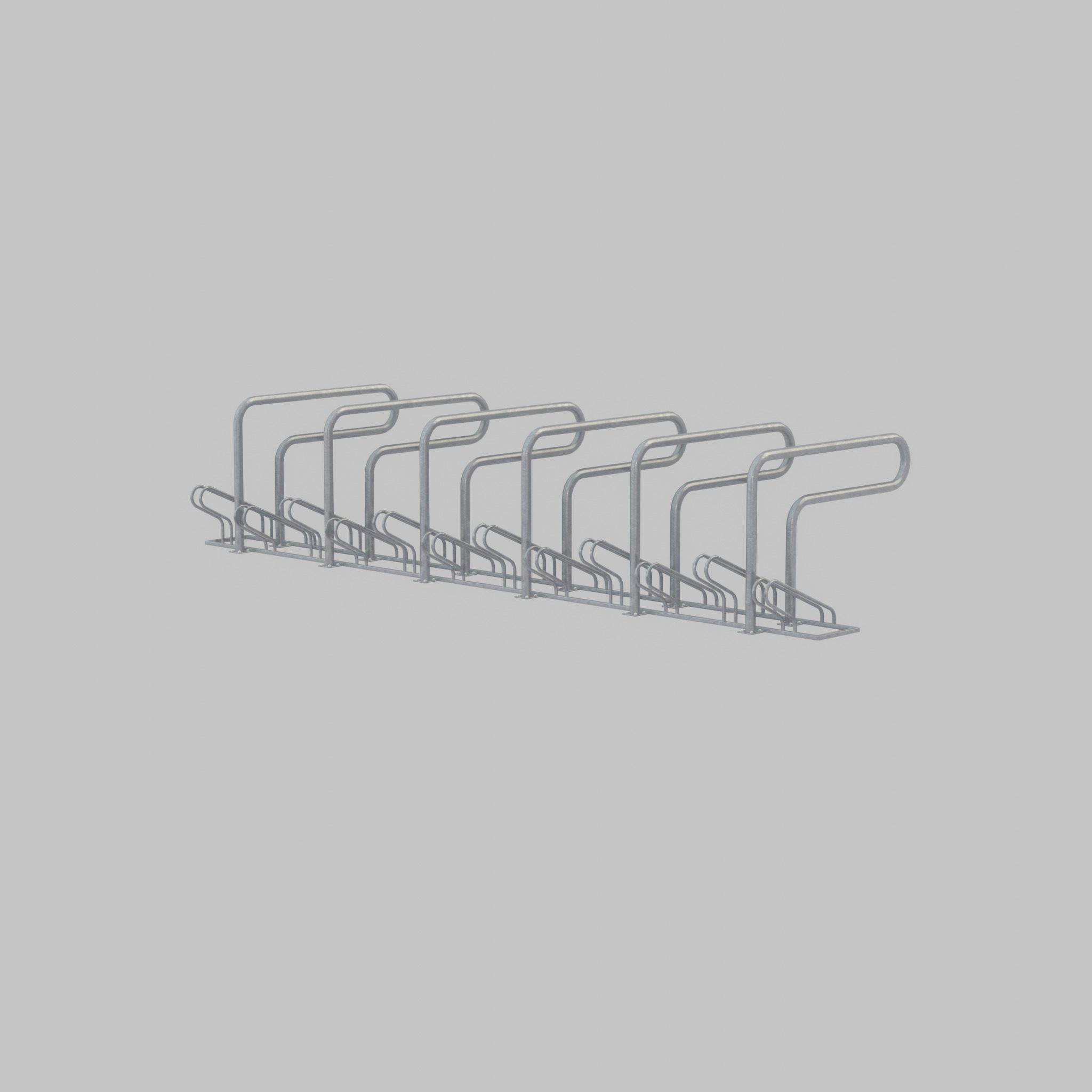 Bicycle Lean-to Parker Version 2 Low-poly 3D model_36