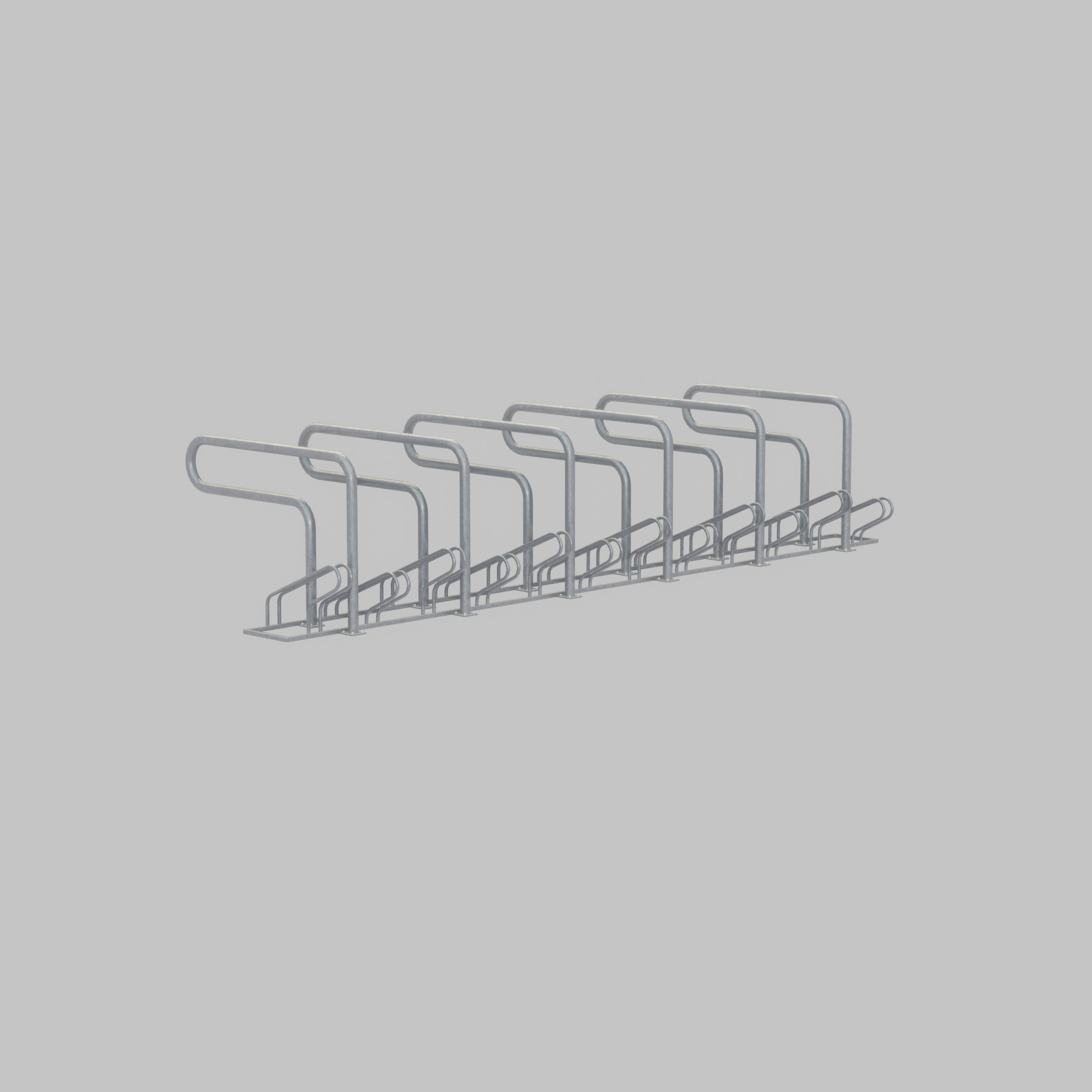 Bicycle Lean-to Parker Version 2 Low-poly 3D model_27