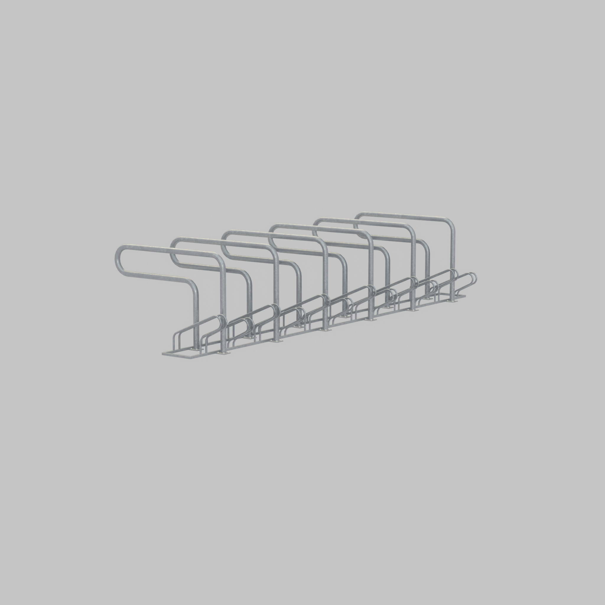 Bicycle Lean-to Parker Version 2 Low-poly 3D model_54