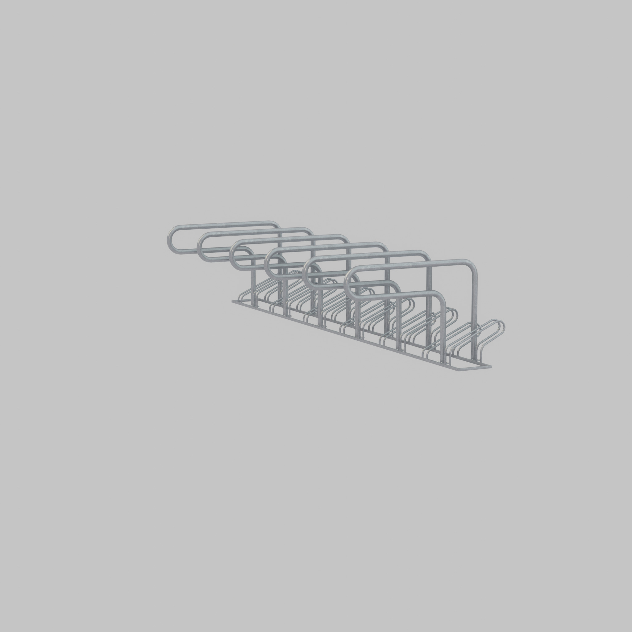 Bicycle Lean-to Parker Version 2 Low-poly 3D model_31