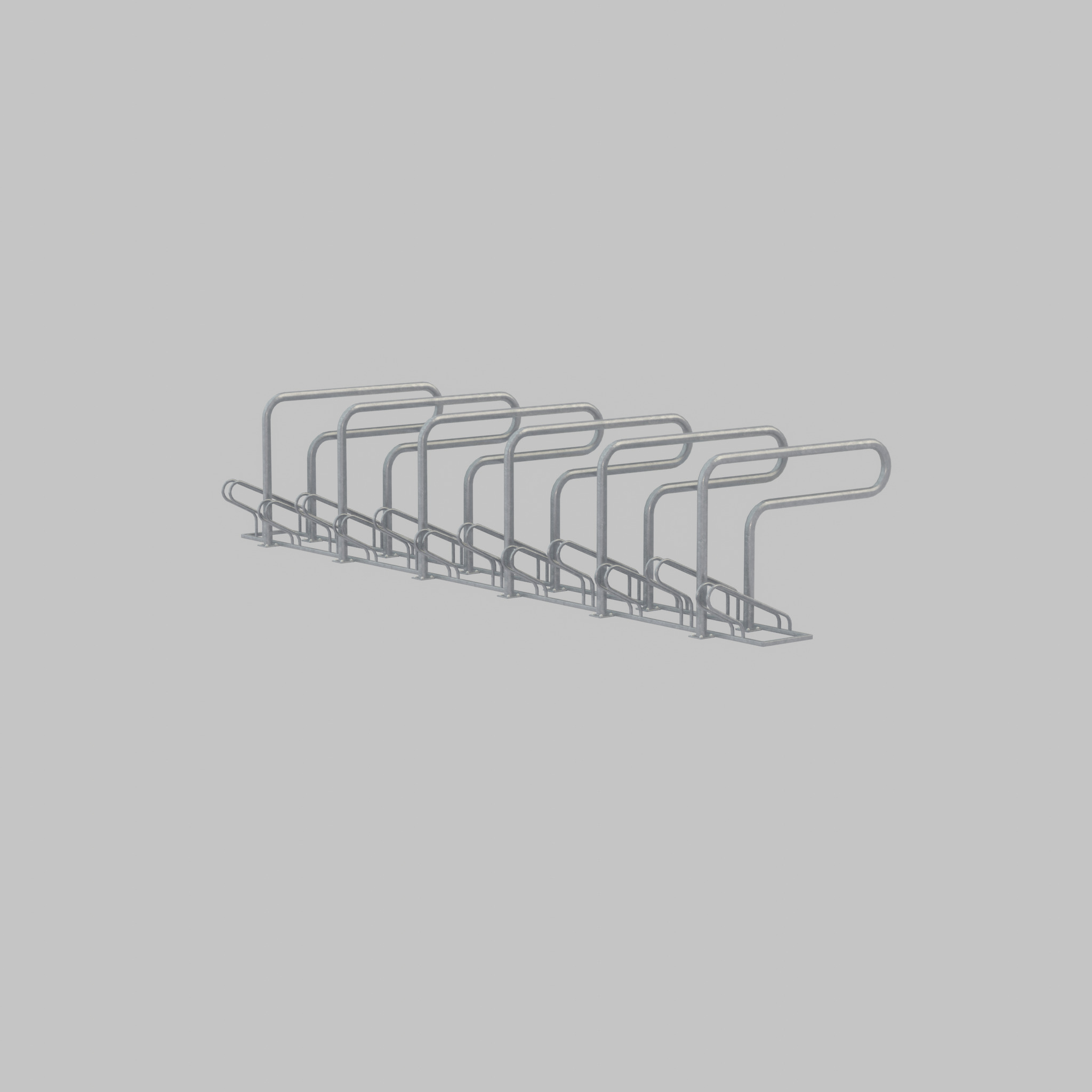 Bicycle Lean-to Parker Version 2 Low-poly 3D model_38