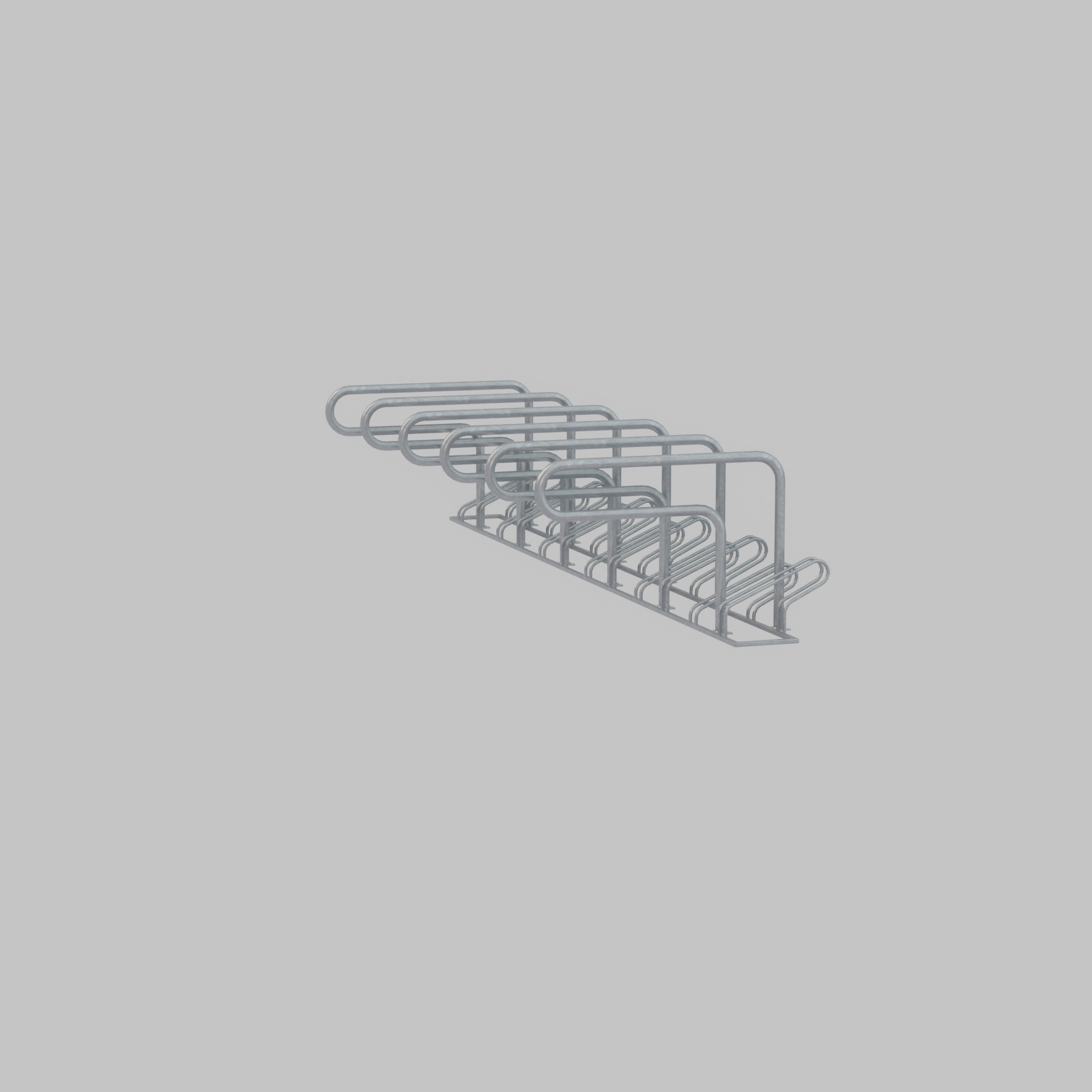 Bicycle Lean-to Parker Version 2 Low-poly 3D model_56