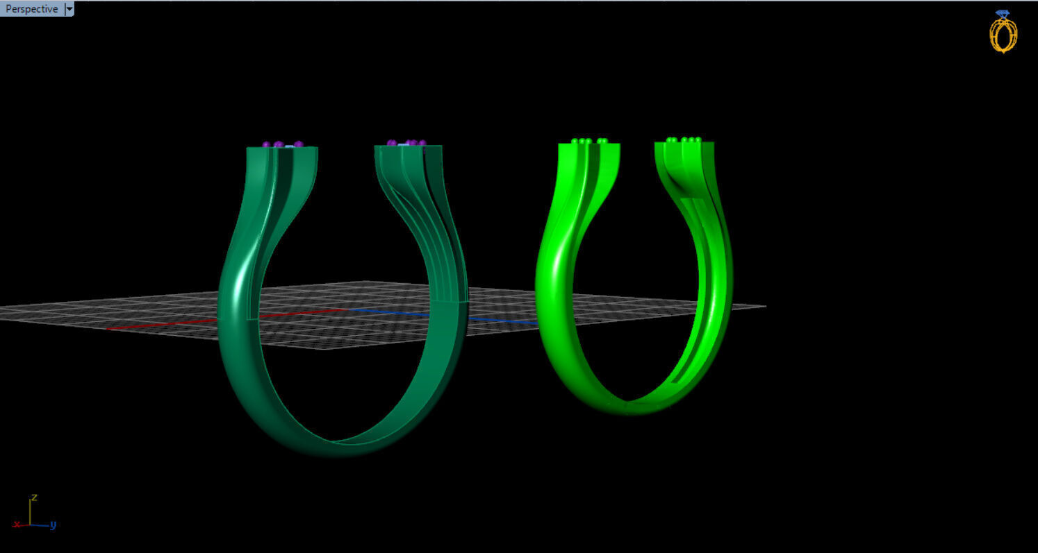 pandora star open ring 3D print model_14