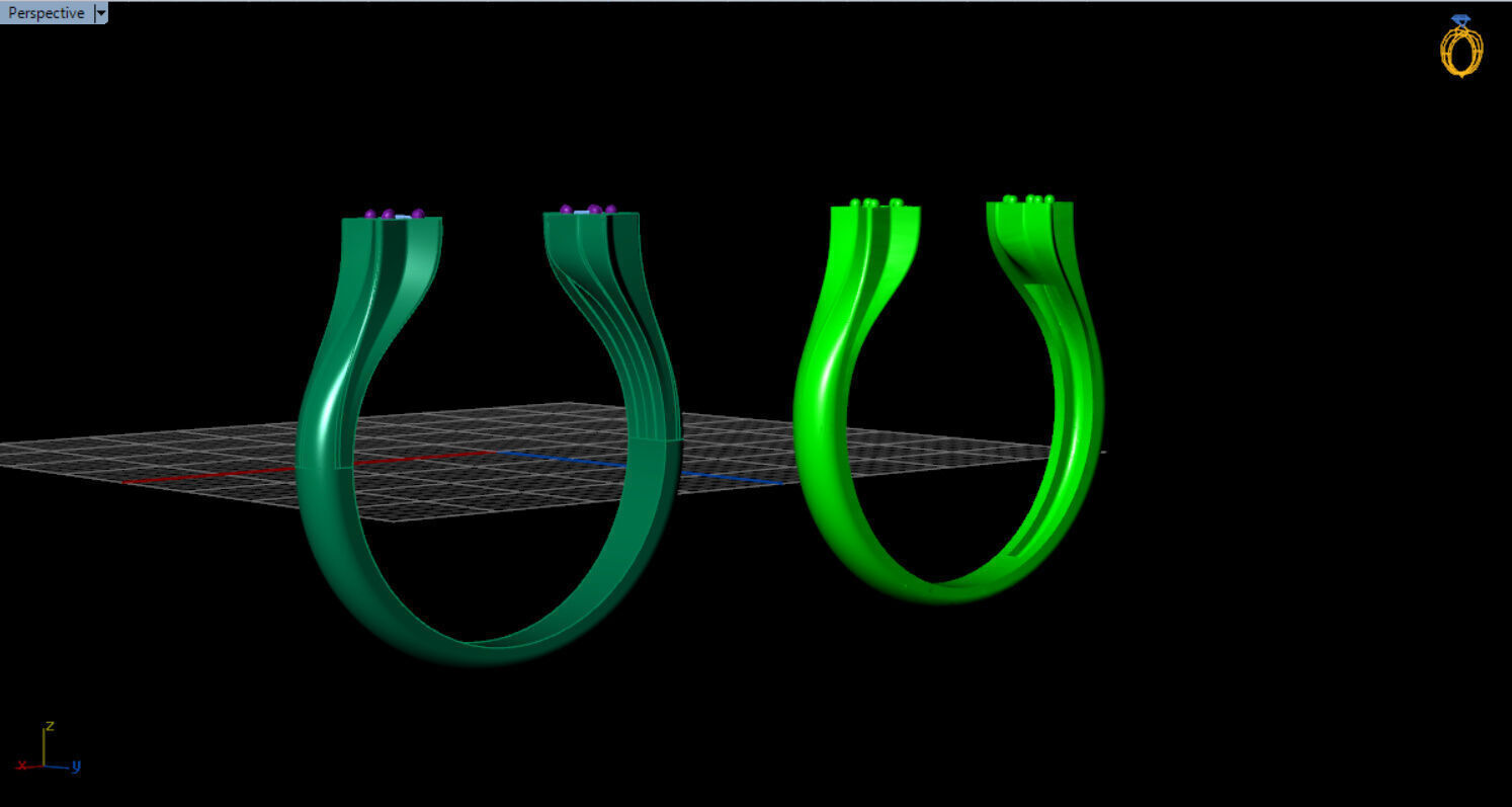 pandora star open ring 3D print model_15