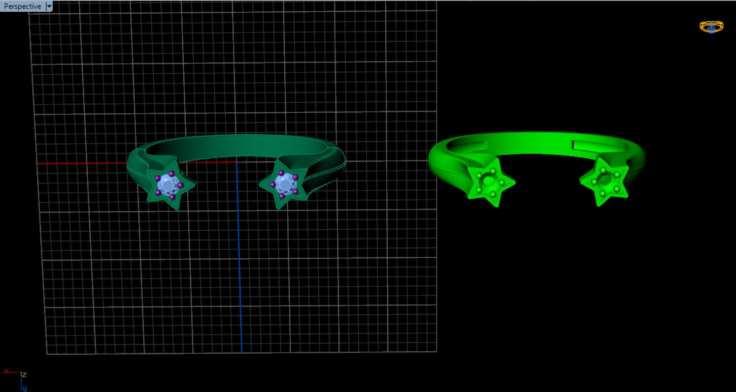 pandora star open ring 3D print model_19