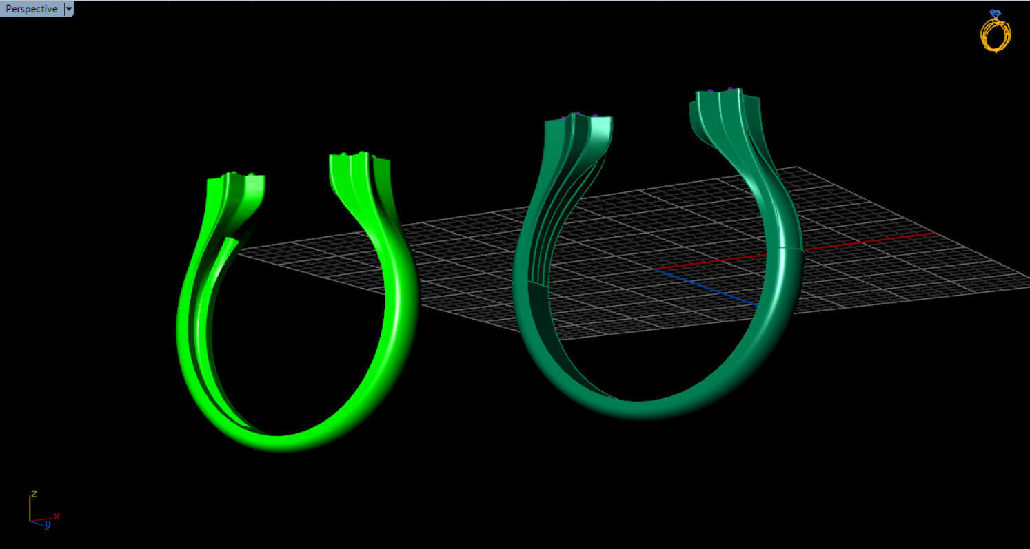 pandora star open ring 3D print model_26