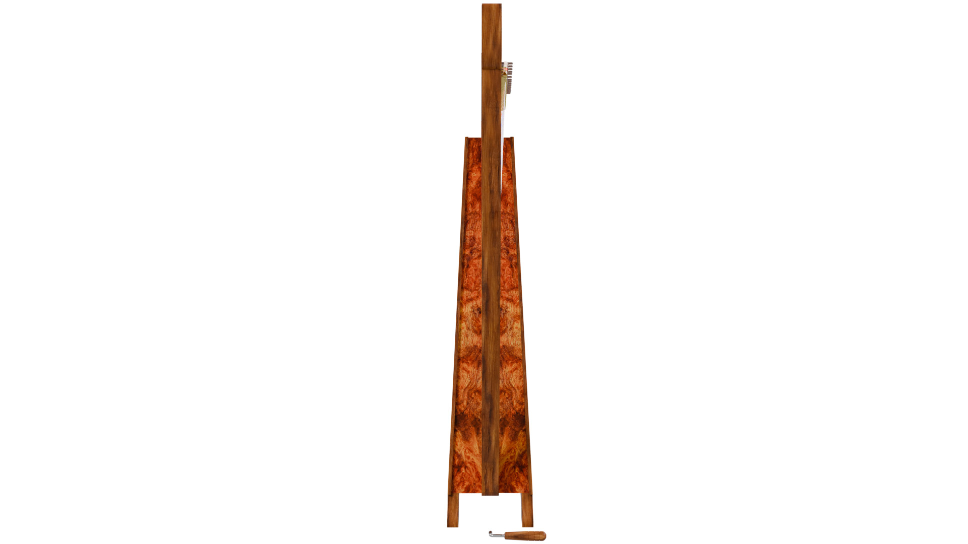Celtic harp 3D model_7