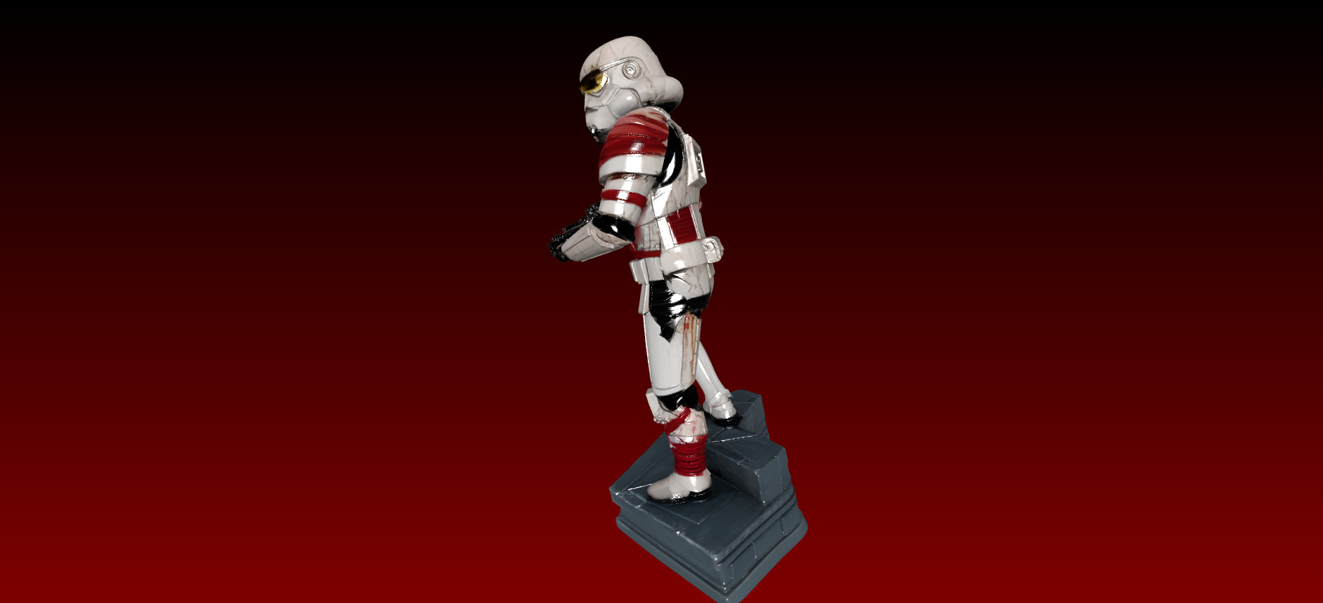 StormTrooper - Fanart - Collectible Figurine 3D print model_2