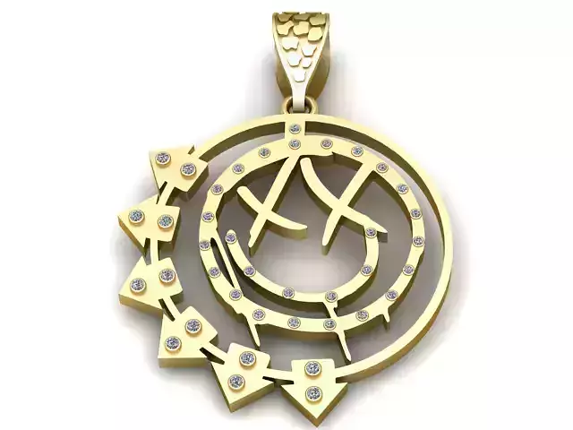 Twoowl Sagittarius pendant