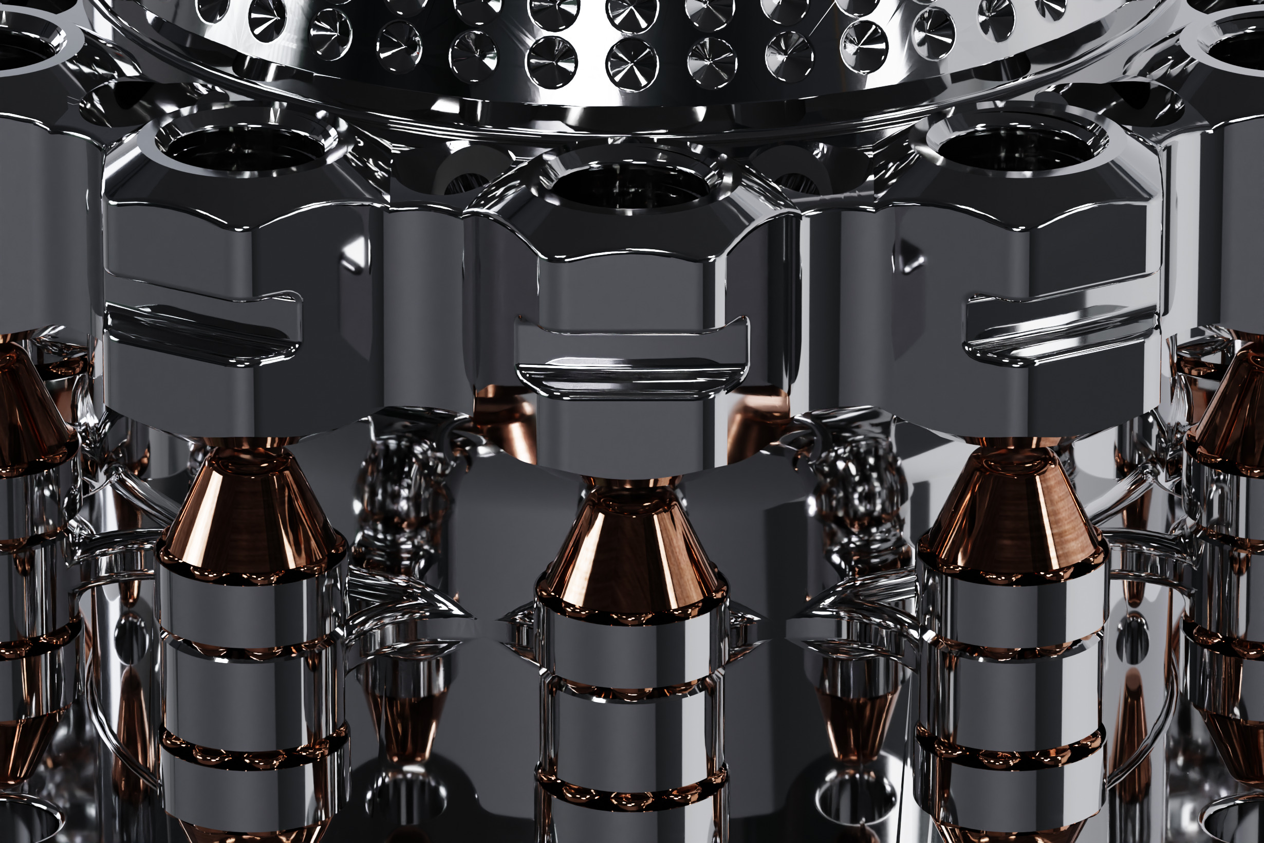 Mechanical Wonder Sci-Fi Industrial Decorative Component 3D model_6