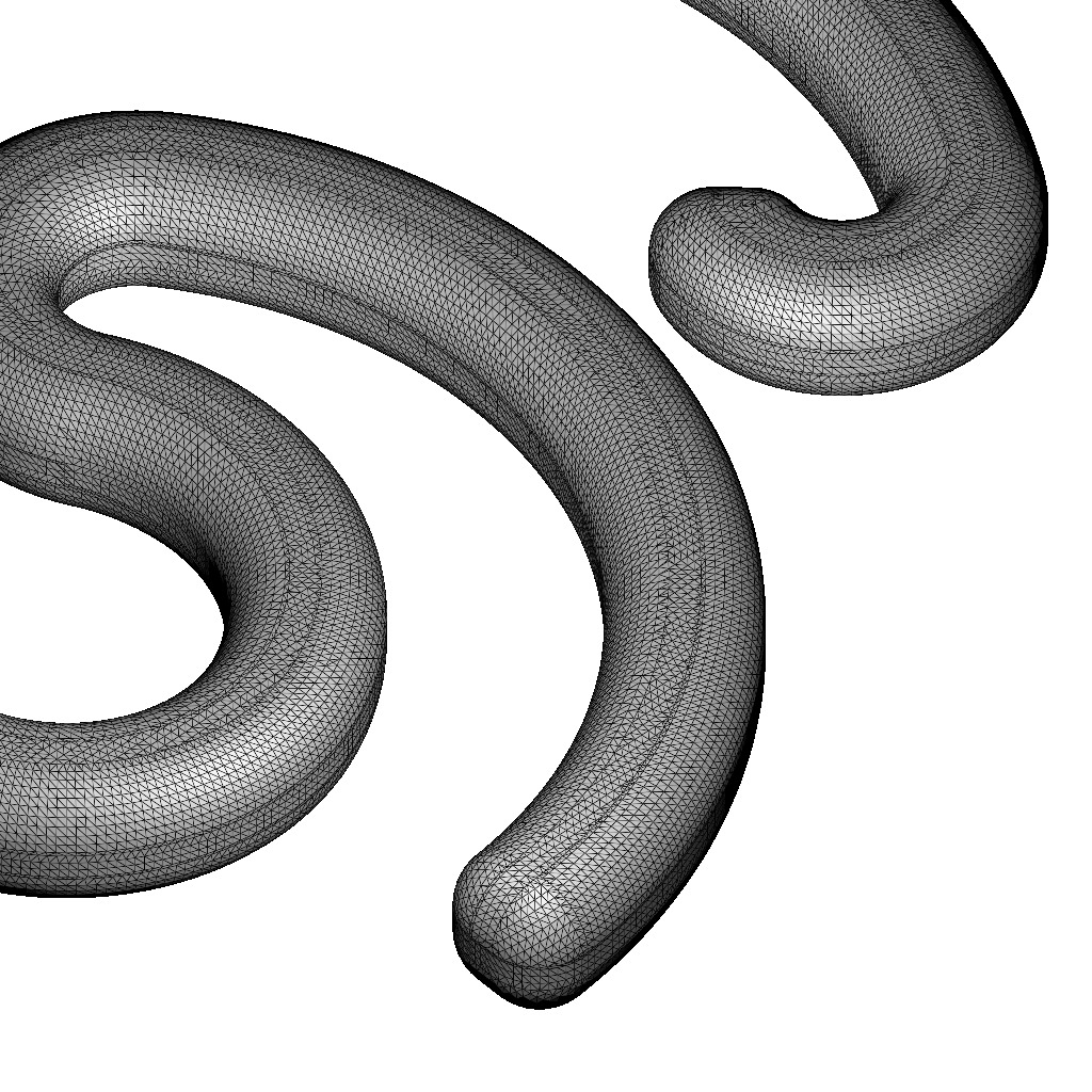 Stylish Pendant Letter G 3D print model_6