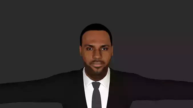 LeBron James Hyper Realistic Full Body  Rigged 3D Character