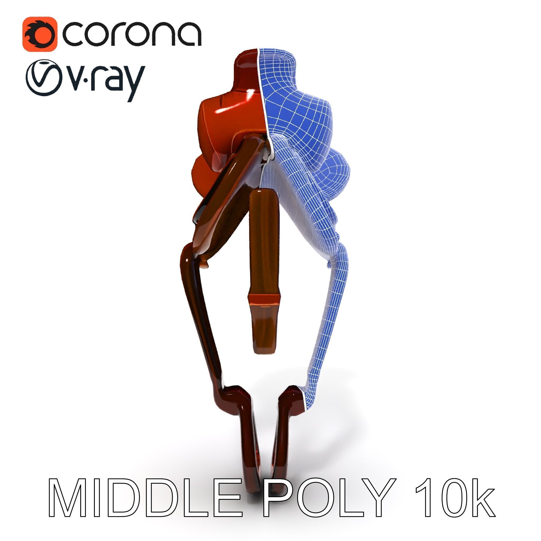 Western Saddle D Model Pack Low-poly 3D model_22