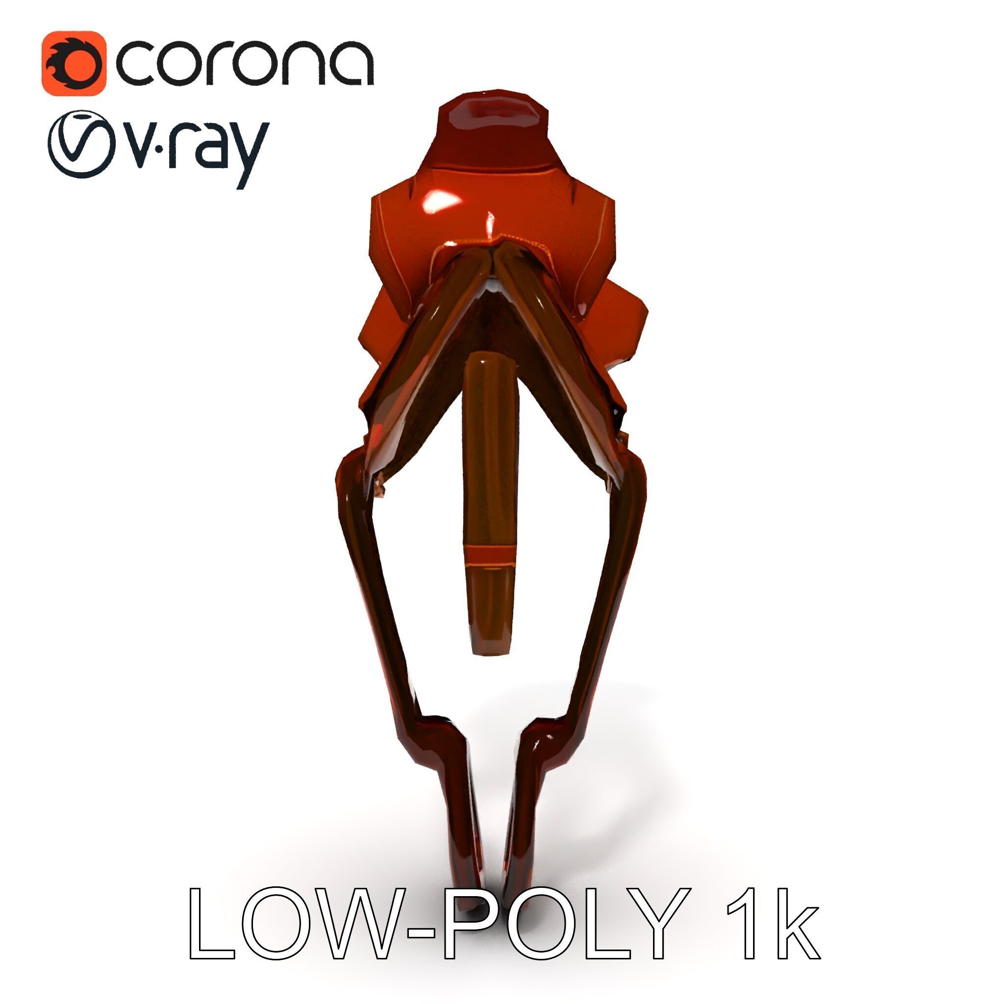 Western Saddle D Model Pack Low-poly 3D model_28