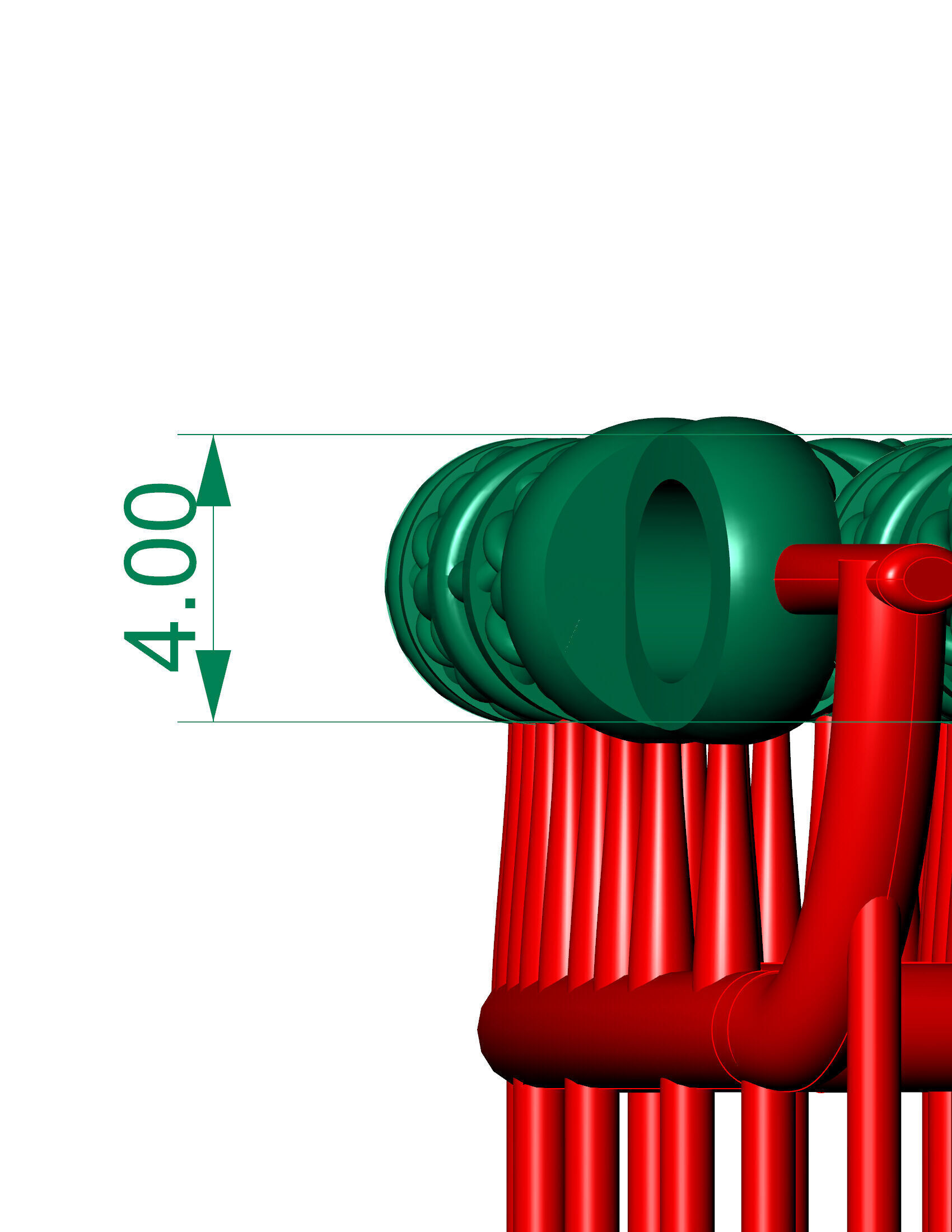 4MMSpiral Top Sold Unisex Beautiful Chain  Ready to 3D Print 3D print model_2