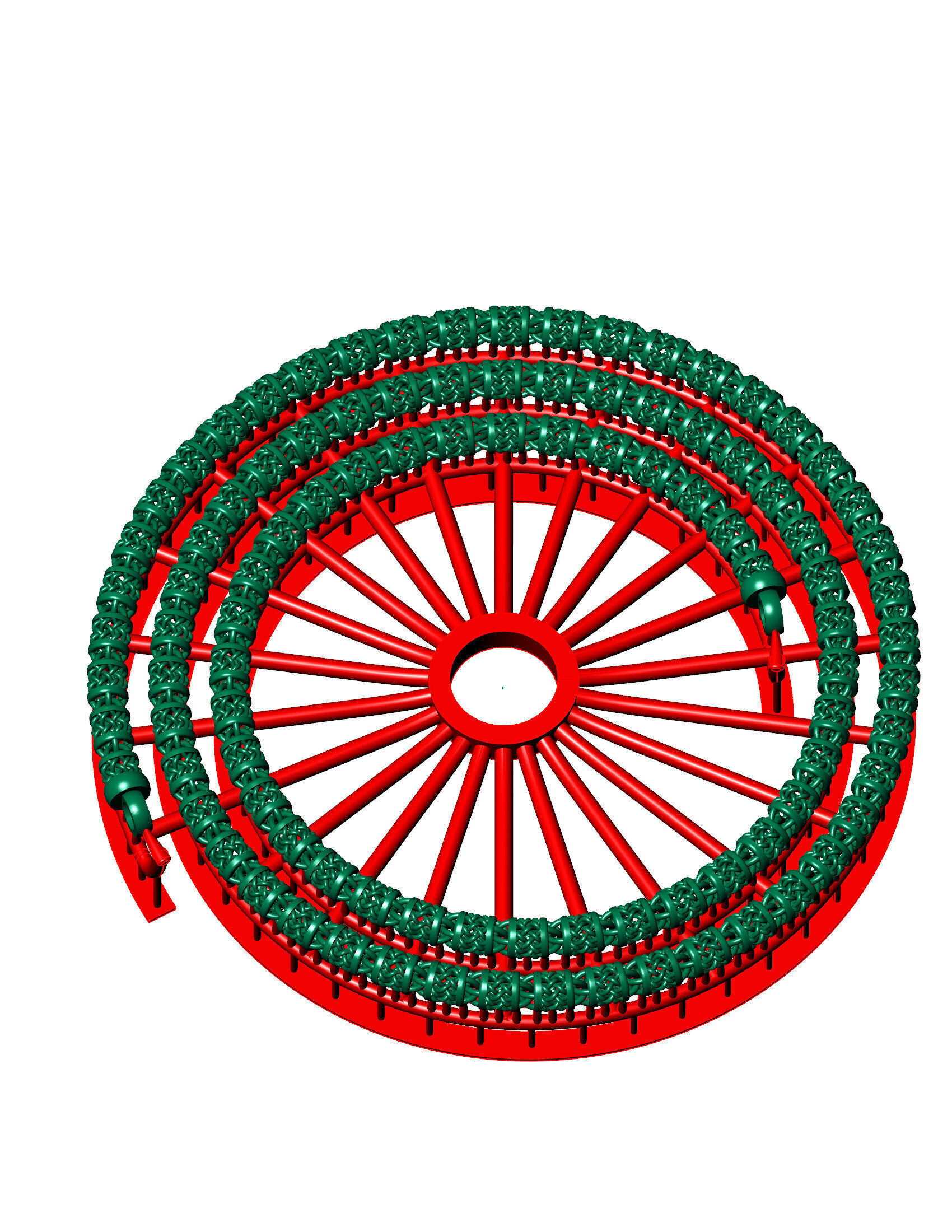 4MMSpiral Top Sold Unisex Beautiful Chain  Ready to 3D Print 3D print model_3