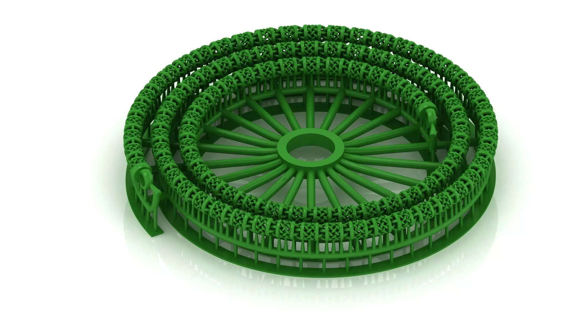 4MMSpiral Top Sold Unisex Beautiful Chain  Ready to 3D Print 3D print model_0
