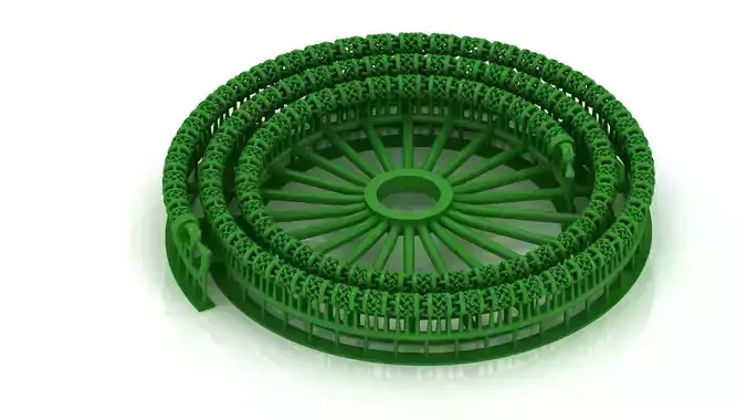 4MMSpiral Top Sold Unisex Beautiful Chain  Ready to 3D Print