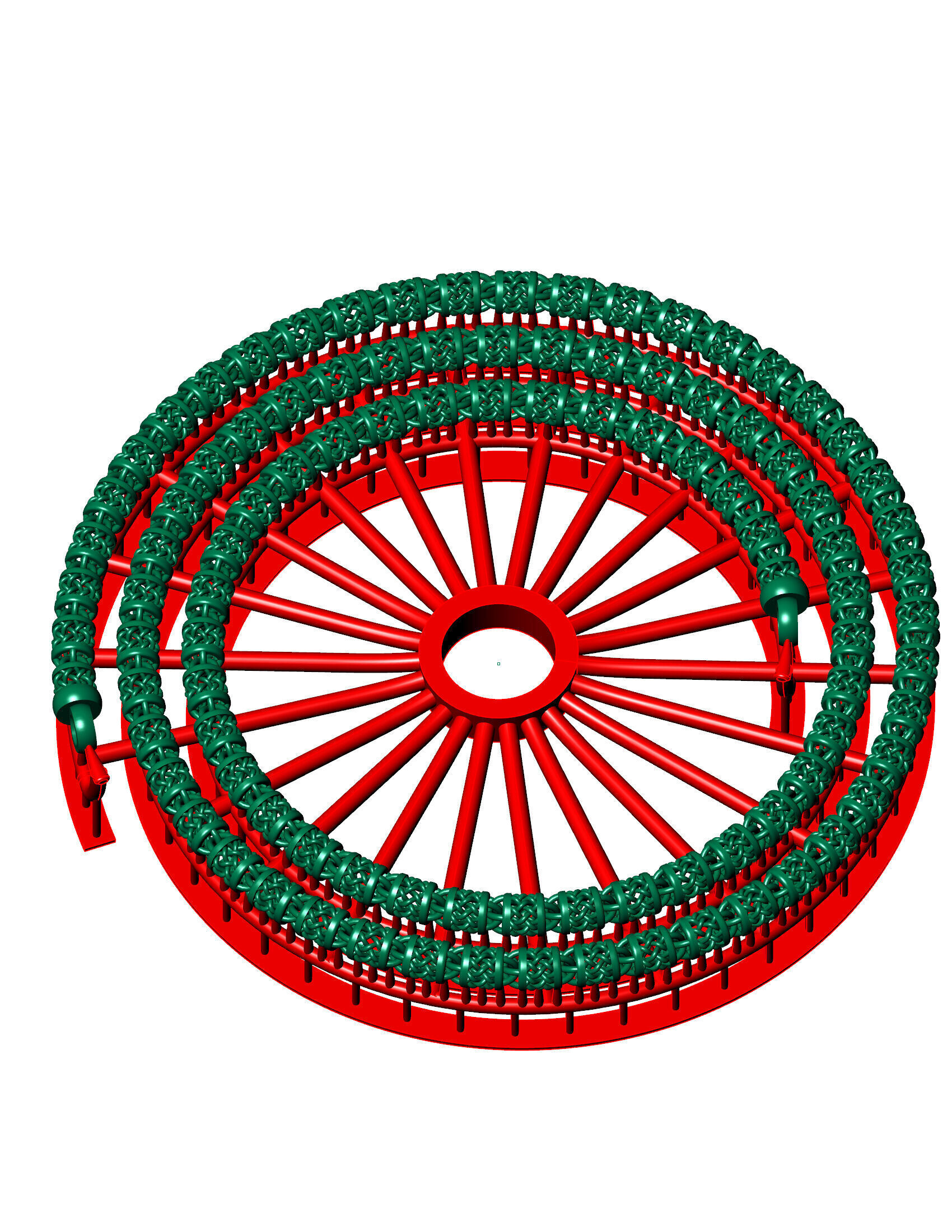 4MMSpiral Top Sold Unisex Beautiful Chain  Ready to 3D Print 3D print model_1