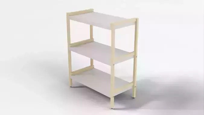 Shelving Unit 02 3D model