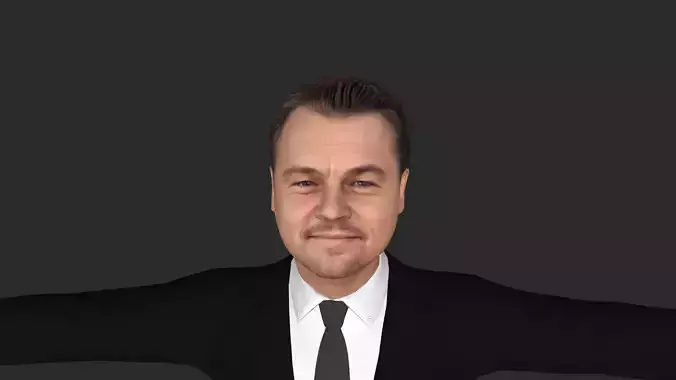 Leonardo DiCaprio Hyper Realistic Full Body Rigged 3D Character
