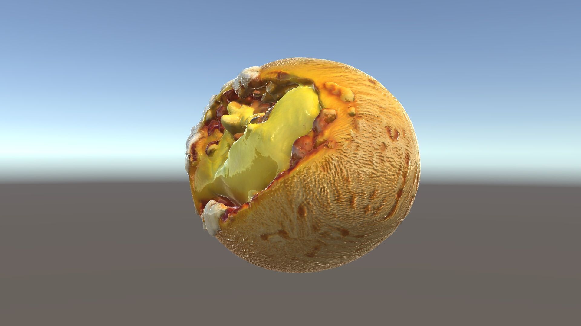 Rotten Kiwi Fruit with Mold Texture Model Pack Low-poly 3D model_14