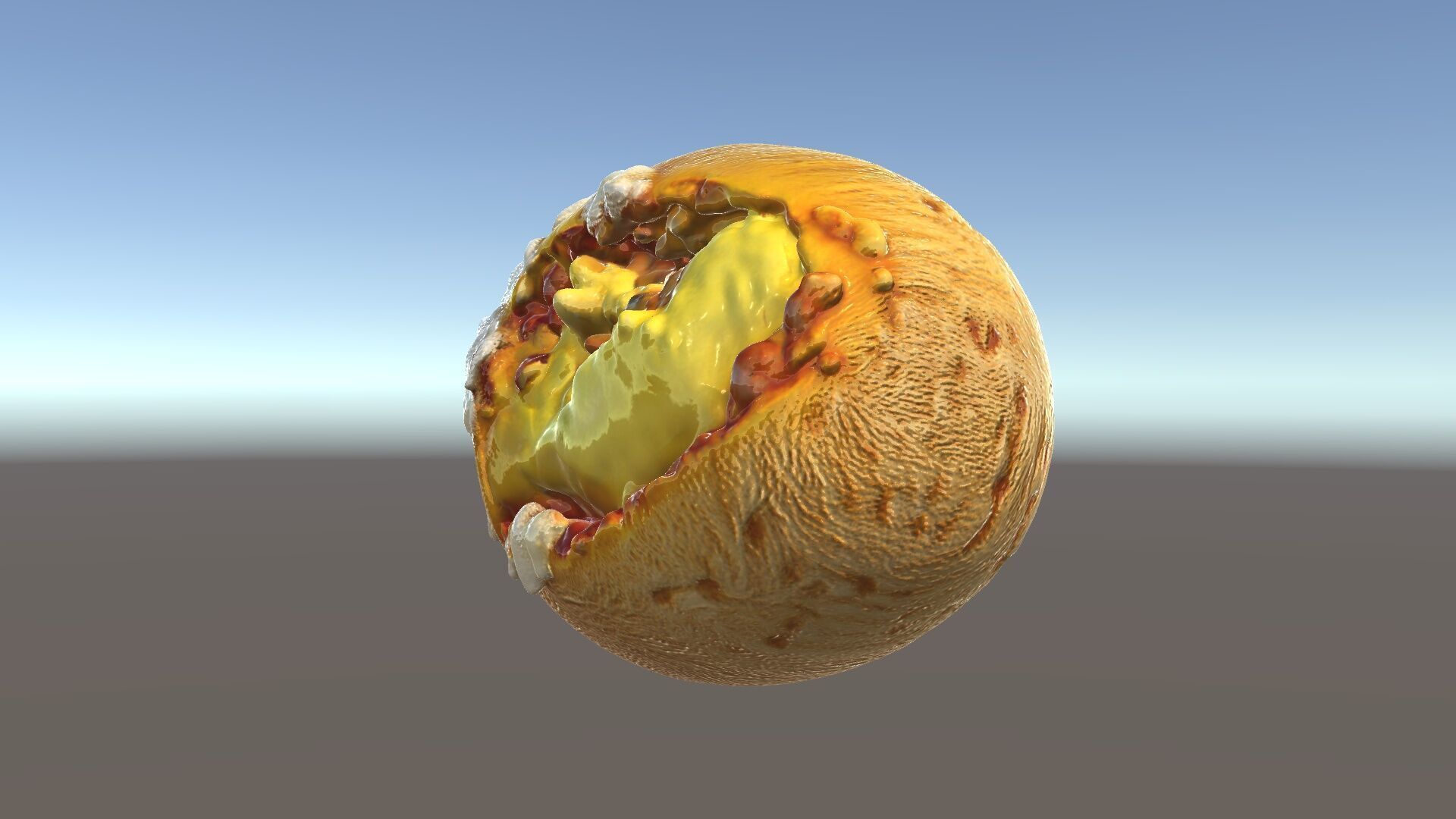 Rotten Kiwi Fruit with Mold Texture Model Pack Low-poly 3D model_5