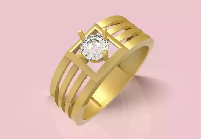 Gents Diamond Ring - 0032