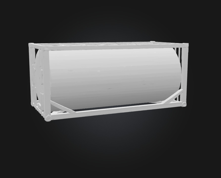 Swan Tank Container  Elegance in Industrial Form 3D model_9