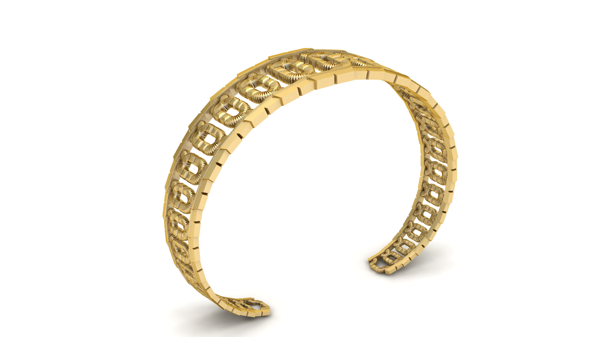 GOLDEN BANGLE 3D print model_1