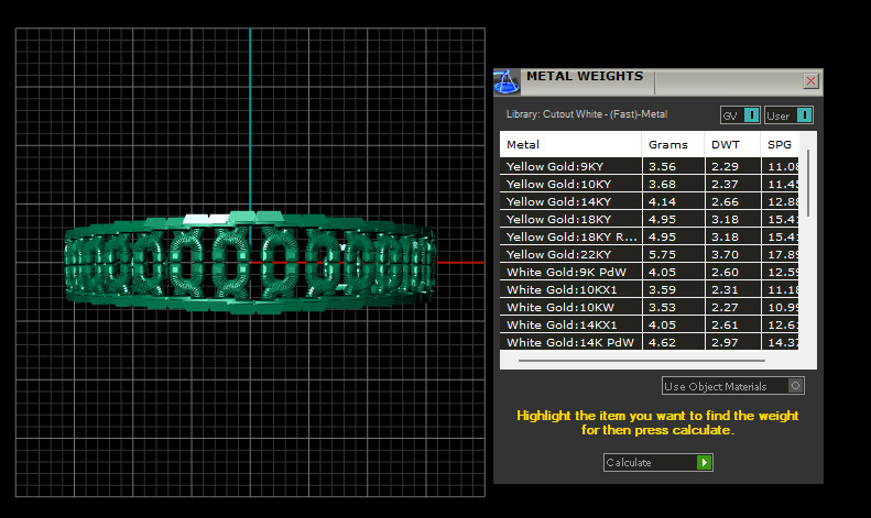 GOLDEN BANGLE 3D print model_6
