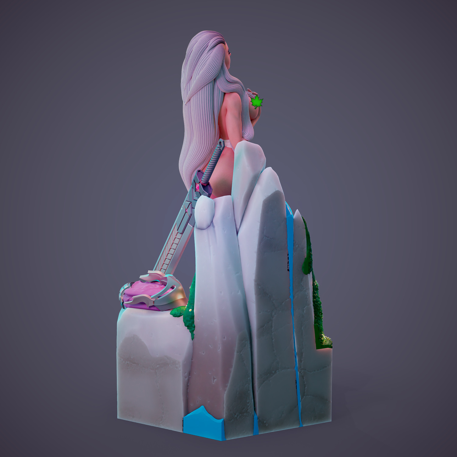 Lydia - Purification in the heart of the forest - Part A 3D print model_10