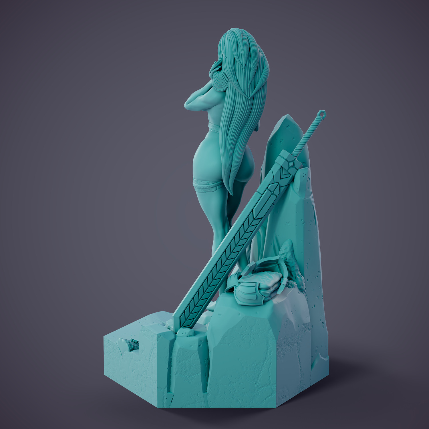 Lydia - Purification in the heart of the forest - Part A 3D print model_24